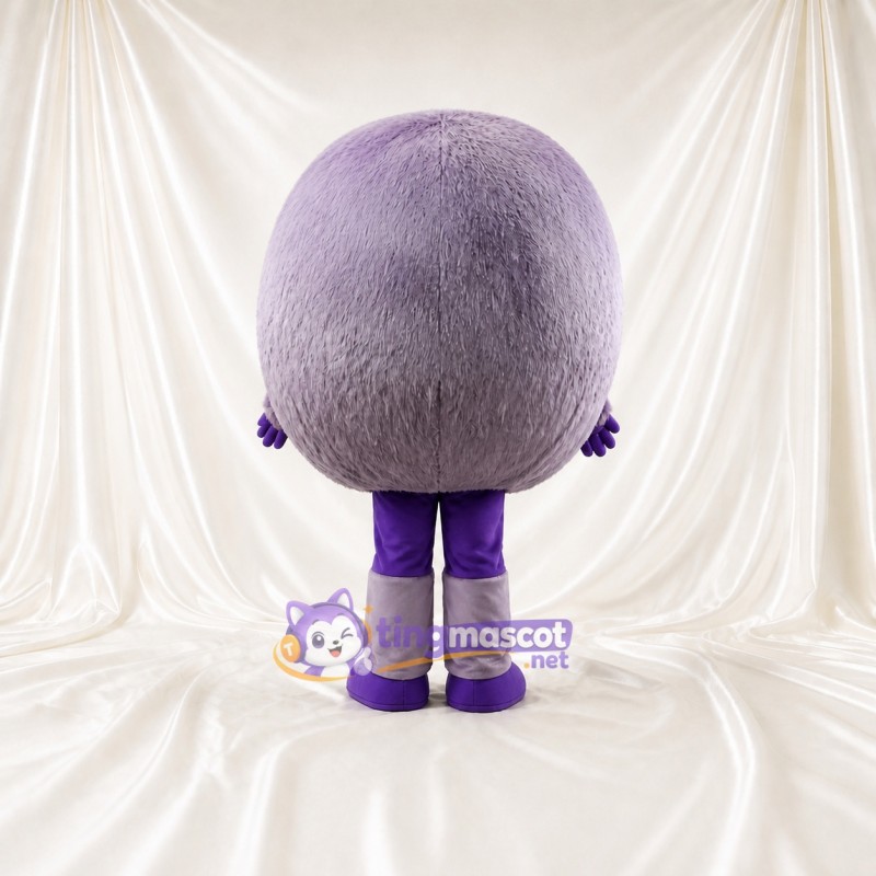 Round Monster Mascot Costume Full Body for Adults School Events