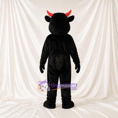 Taureau à bout rouge Costume de mascotte intégral pour adultes Événements sportifs