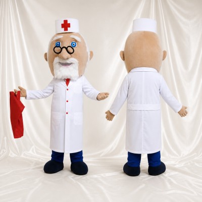 Doctor Mascot Costume Full Body for Adults School Events
