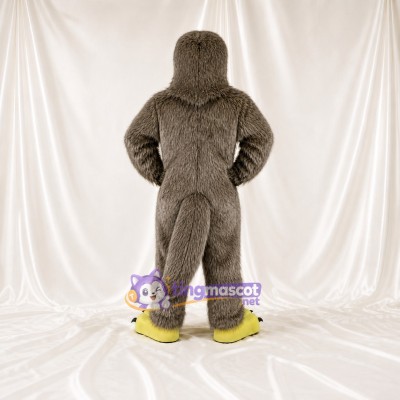 Gray Bird Mascot Costume Full Body for Adults School Events