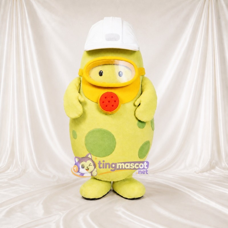 Safety Worker Mascot Costume Full Body for Adults Events