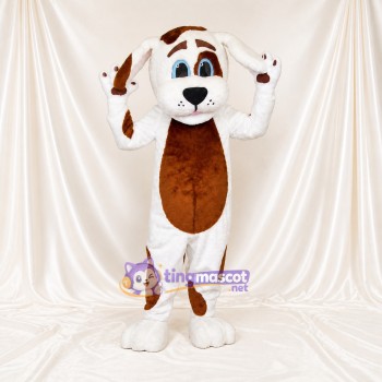 Chien à Manteau Tacheté Costume de mascotte intégral pour adultes Événements scolaires