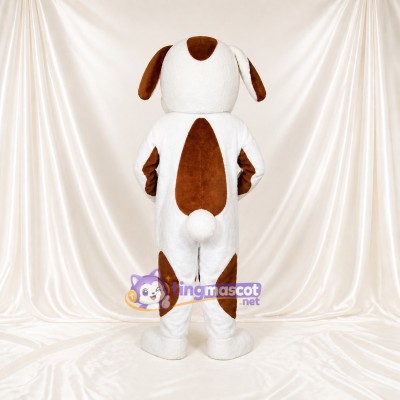 Spotted Coat Dog Mascot Costume Full Body for Adults School Events
