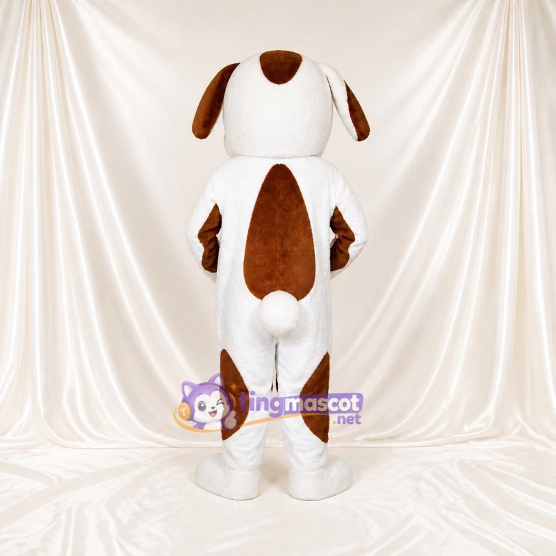 Spotted Coat Dog Mascot Costume Full Body for Adults School Events