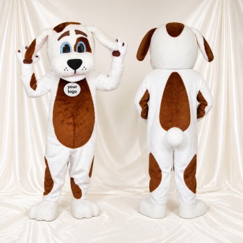Chien à Manteau Tacheté Costume de mascotte intégral pour adultes Événements scolaires