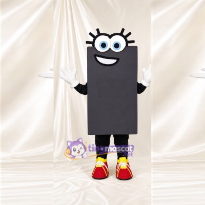 Rectangle Character Mascot Costume Full Body for Adults Tech Events