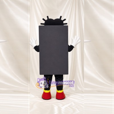 Rectangle Character Mascot Costume Full Body for Adults Tech Events