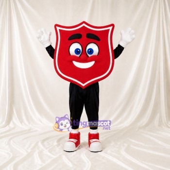 Shield Mascot Costume Full Body for Adults School Events