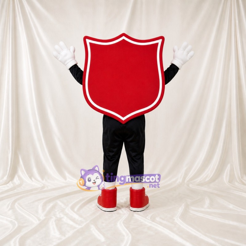 Shield Mascot Costume Full Body for Adults School Events