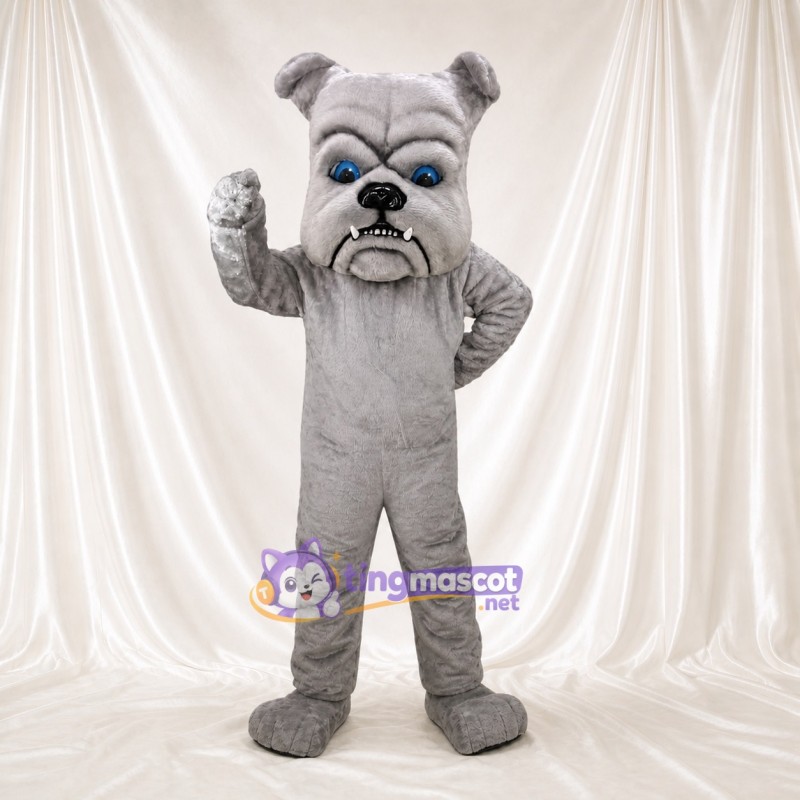 Bouledogue Sculpté Ridulé Costume de mascotte intégral pour adultes Événements sportifs