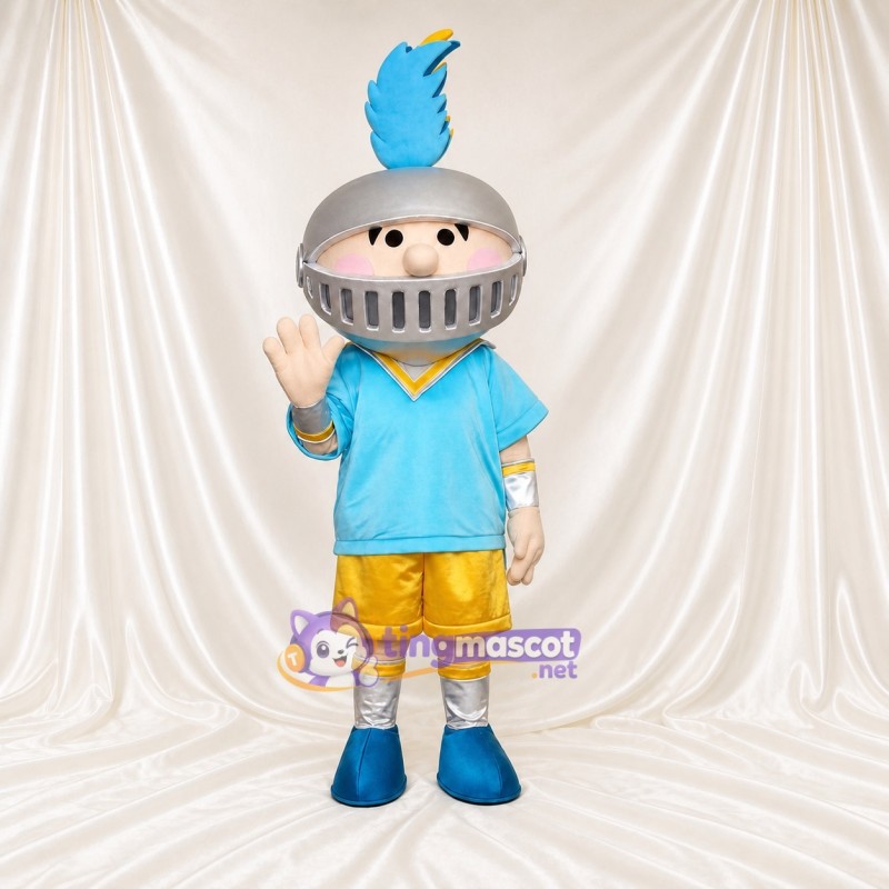 Knight Mascot Costume Full Body for Adults Sports Events