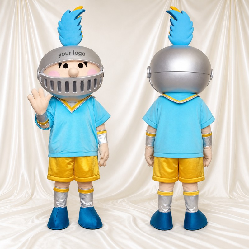 Knight Mascot Costume Full Body for Adults Sports Events