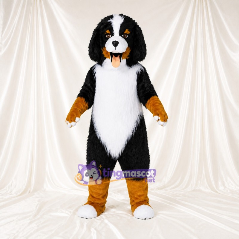 Mountain Dog Mascot Costume Full Body for Adults School Events