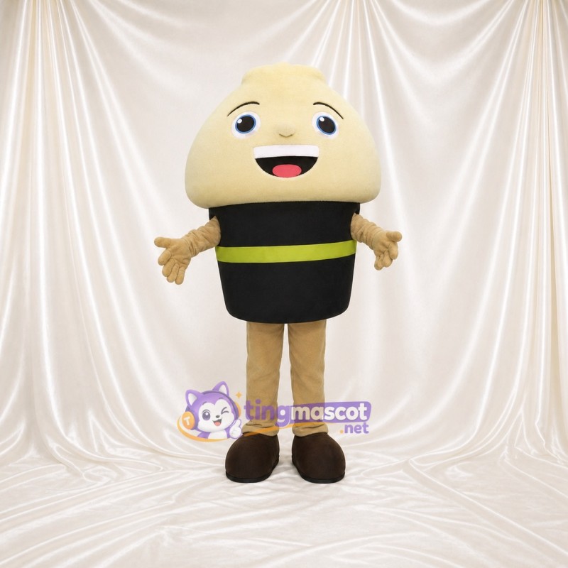 Abeille Crème Costume de mascotte intégral pour adultes Événements scolaires