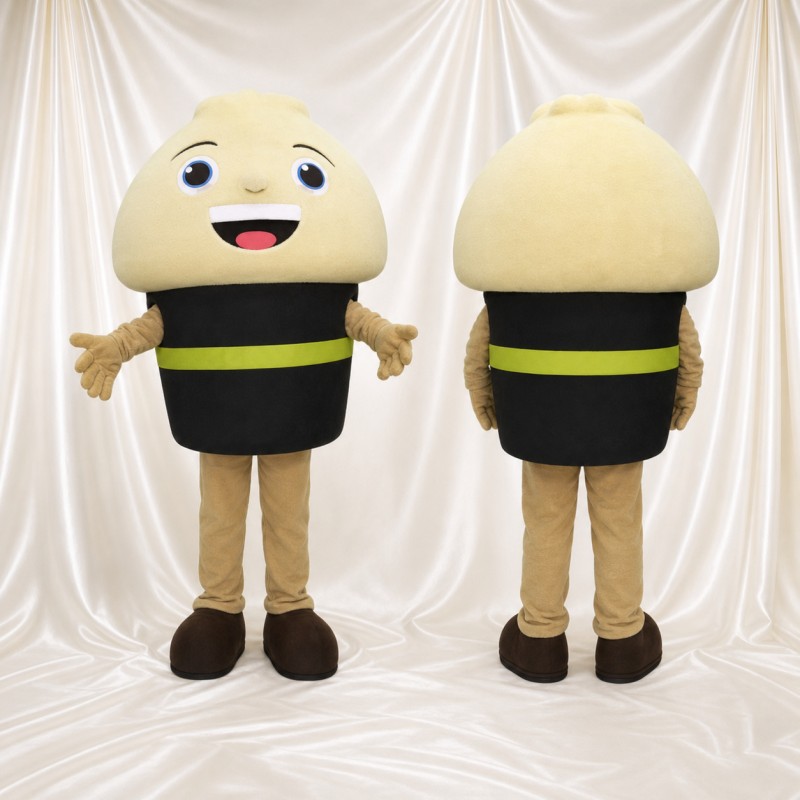 Abeille Crème Costume de mascotte intégral pour adultes Événements scolaires