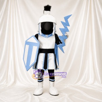 Chevalier Blanc Costume de mascotte intégral pour adultes Musées