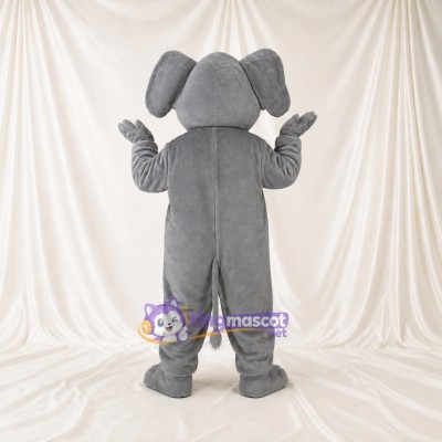 Éléphant aux Oreilles Battantes Costume de mascotte intégral pour adultes Zoos