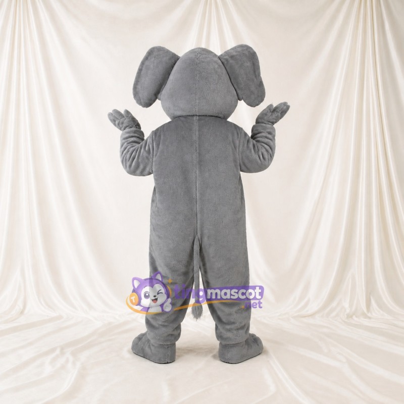 Éléphant aux Oreilles Battantes Costume de mascotte intégral pour adultes Zoos