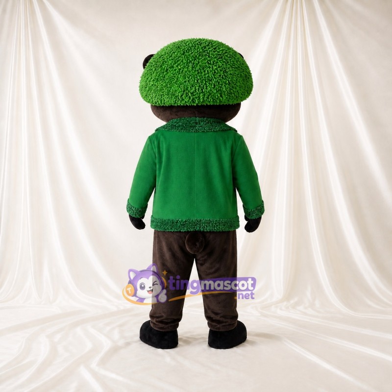 Topiary Styled Bear Mascot Costume Full Body for Adults School Events