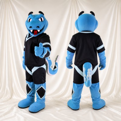 Costume de mascotte serpent intégral pour adultes – événements sportifs