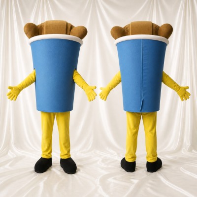 Snack Cup Mascot Costume Full Body for Adults Food Events