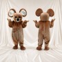 Brown Koala Mascot Costume Full Body for Adults School Events