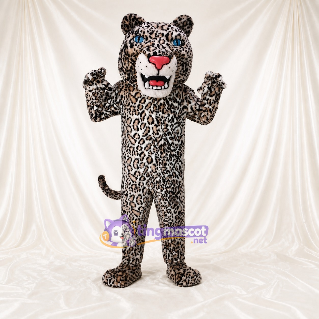 Leopard Leopard Mascot Costume Full Body for Adults Sports Events Leopard Leopard Mascot Costume Full Body for Adults Sports Events