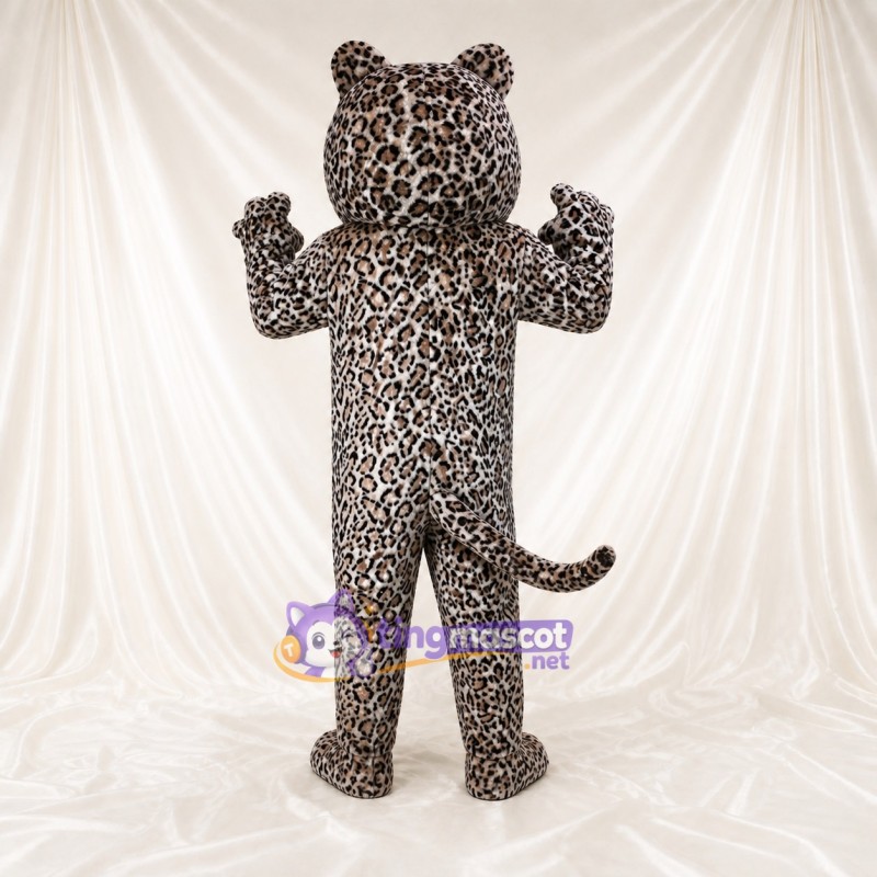 Léopard Léopard Costume de mascotte intégral pour adultes Événements sportifs