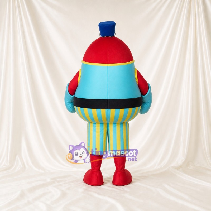 Red Robot Mascot Costume Full Body for Adults School Events
