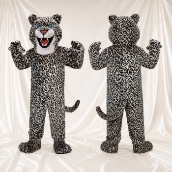 Allover Spotted Leopard Mascot Costume Full Body for Adults Sports Events