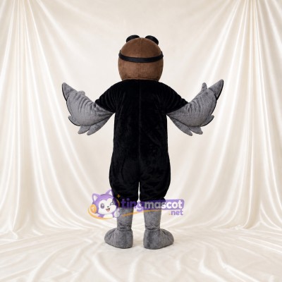 Aviator Goggles Bird Mascot Costume Full Body for Adults School Events