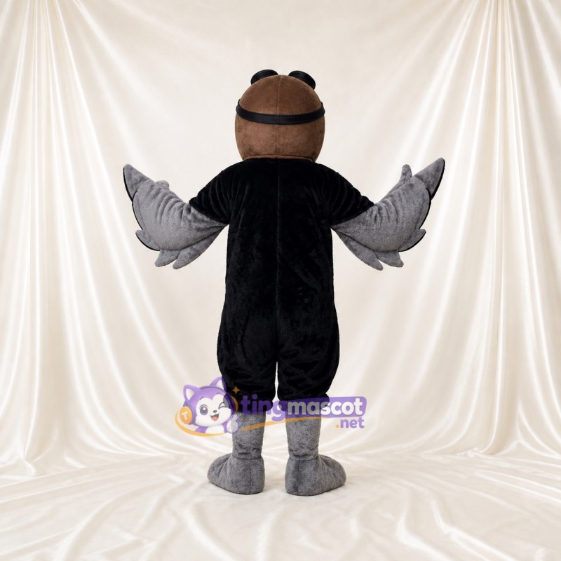 Aviator Goggles Bird Mascot Costume Full Body for Adults School Events