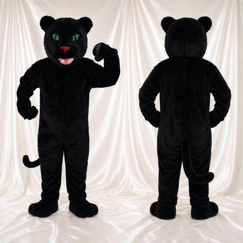 Panthère Éclatante Élégante Costume de mascotte intégral pour adultes Événements sportifs