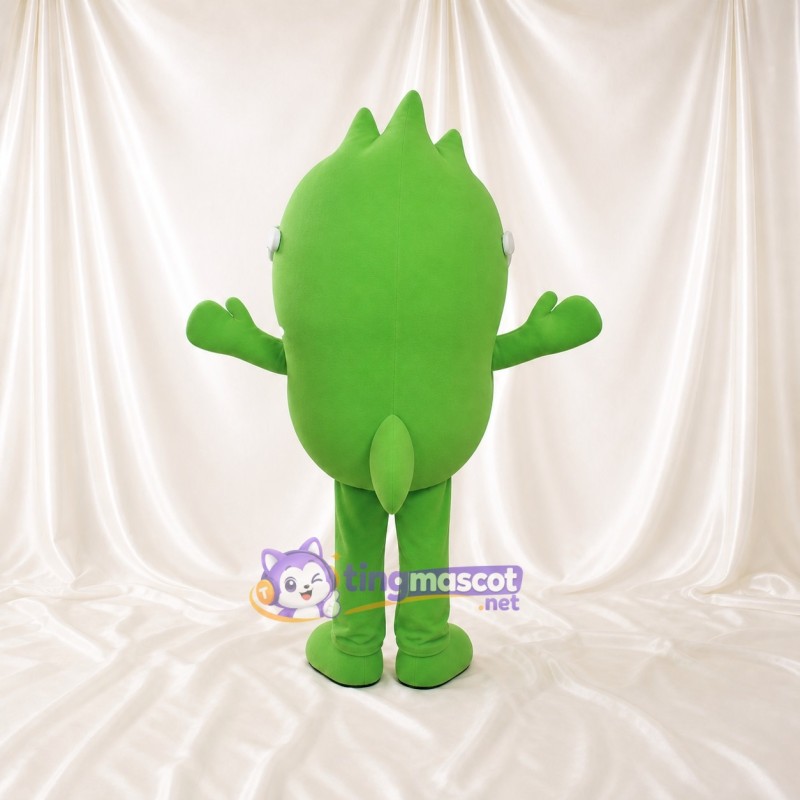 Lime White Monster Mascot Costume Full Body for Adults Tech Events