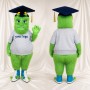 Absolventenmonster Maskottchenkostüm Ganzkörper für Erwachsene Universitäten