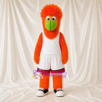 Bright Shaggy Bird Mascot Costume Full Body for Adults Sports Events