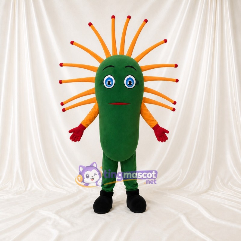 Bacterium Character Mascot Costume Full Body for Adults School Events