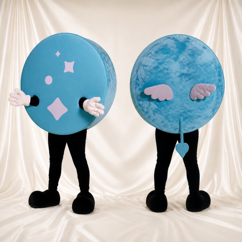 Planet Mascot Costume Full Body for Adults School Events