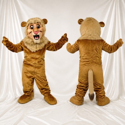 Lioness Mascot Costume Full Body for Adults Zoos