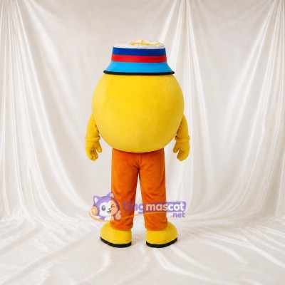 Round Character Mascot Costume Full Body for Adults School Events