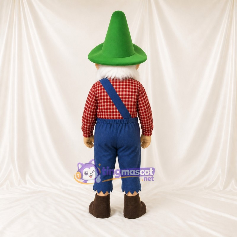 Gnome Mascot Costume Full Body for Adults School Events