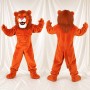 Costume de mascotte lion à museau blanc intégral pour adultes – événements sportifs