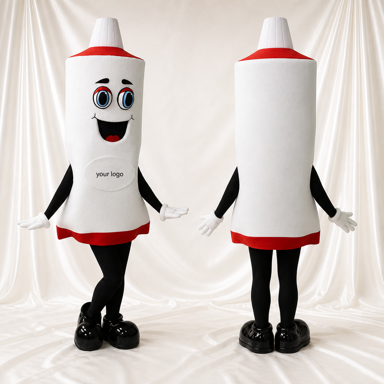 Fusée Blanche Costume de mascotte intégral pour adultes Événements scolaires Fusée Blanche Costume de mascotte intégral pour adultes Événements scolaires