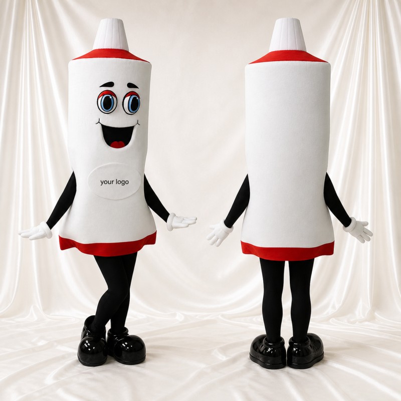 White Rocket Mascot Costume Full Body for Adults School Events