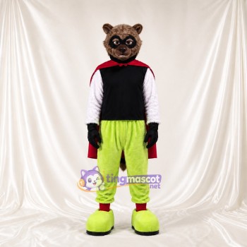 Héros Raton Laveur Costume de mascotte intégral pour adultes Événements caritatifs