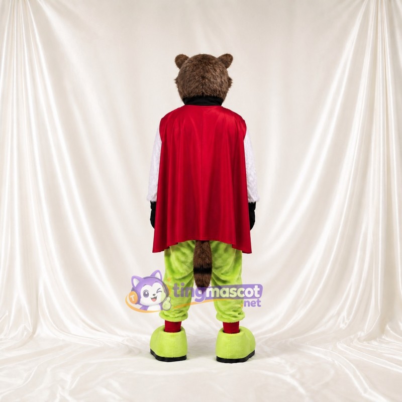 Héros Raton Laveur Costume de mascotte intégral pour adultes Événements caritatifs