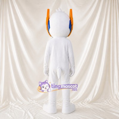 Robot Cat Mascot Costume Full Body for Adults Tech Events