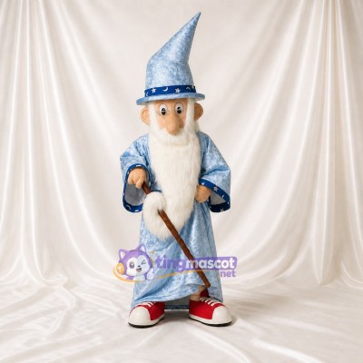 Magicien Costume de mascotte intégral pour adultes Événements de scène