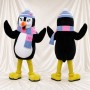 Black Penguin Mascot Costume Full Body for Adults School Events