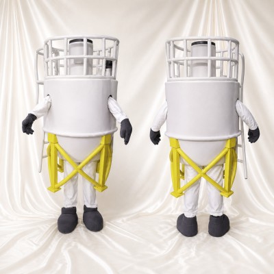 Char industriel Costume de mascotte intégral pour adultes Salons professionnels